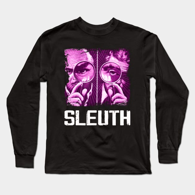 Sleuthsing in Style A Masterclass in Deception Long Sleeve T-Shirt by Mythiana